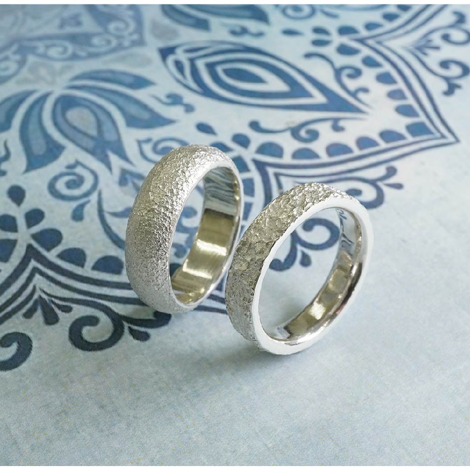 ハンズ横浜店 【横浜店】アートクレイシルバー 『テクスチャ―リングを