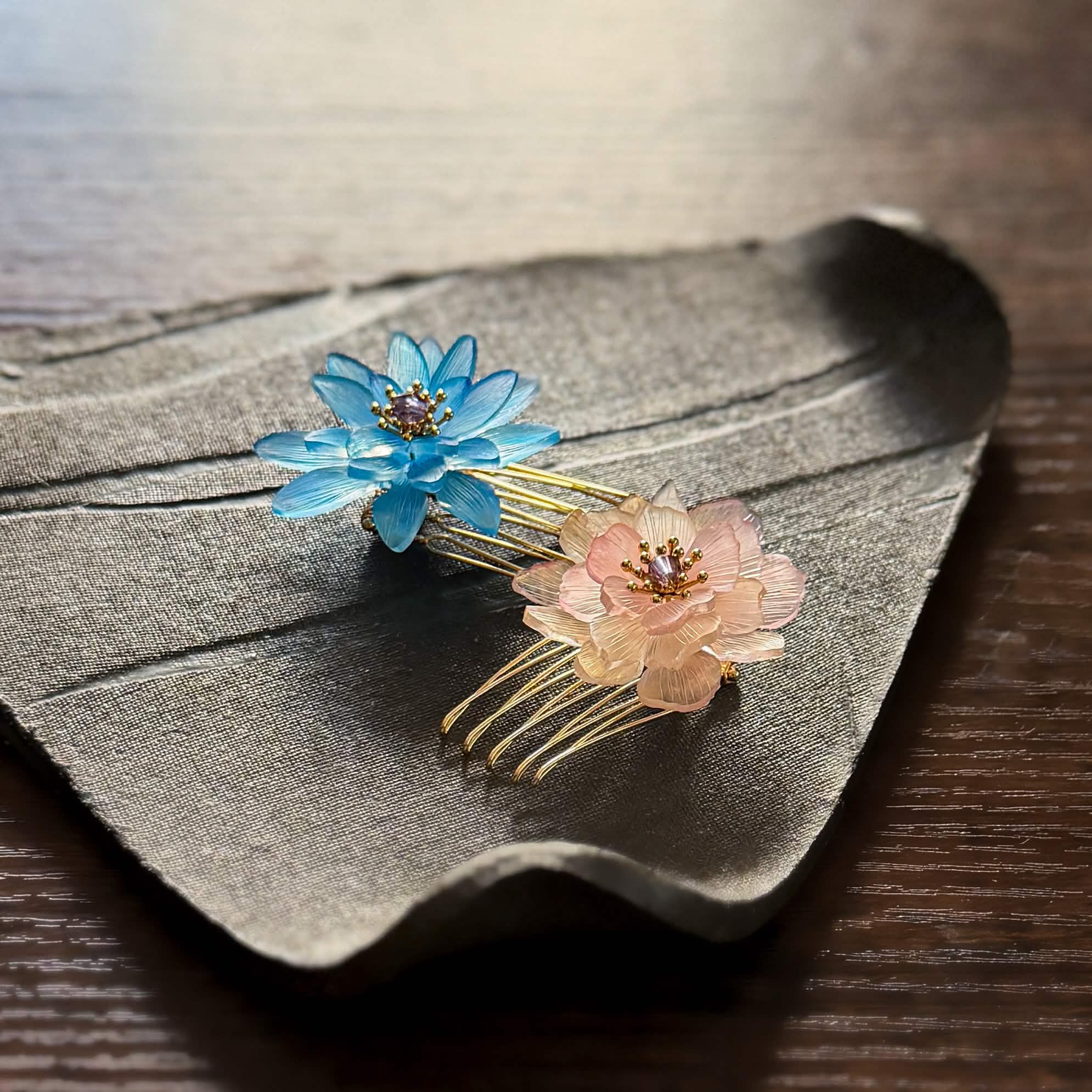 ハンズ新宿店 【新宿店】プラバンでつくる 3枚重ねのお花の髪飾り (4