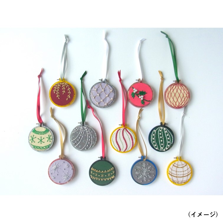 ハンズ新宿店 【新宿店】≪刺繍作家kana≫ミニ刺繍枠のオーナメントを